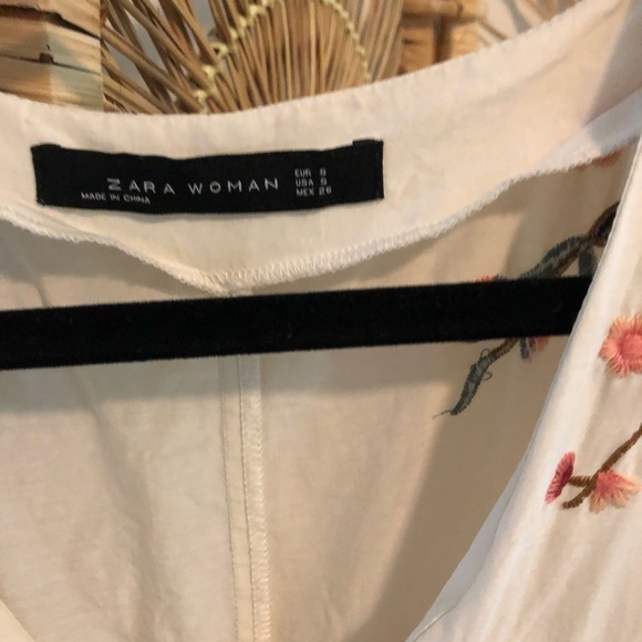 Zara embroidered tunic / mini dress - small - Picture 5 of 5